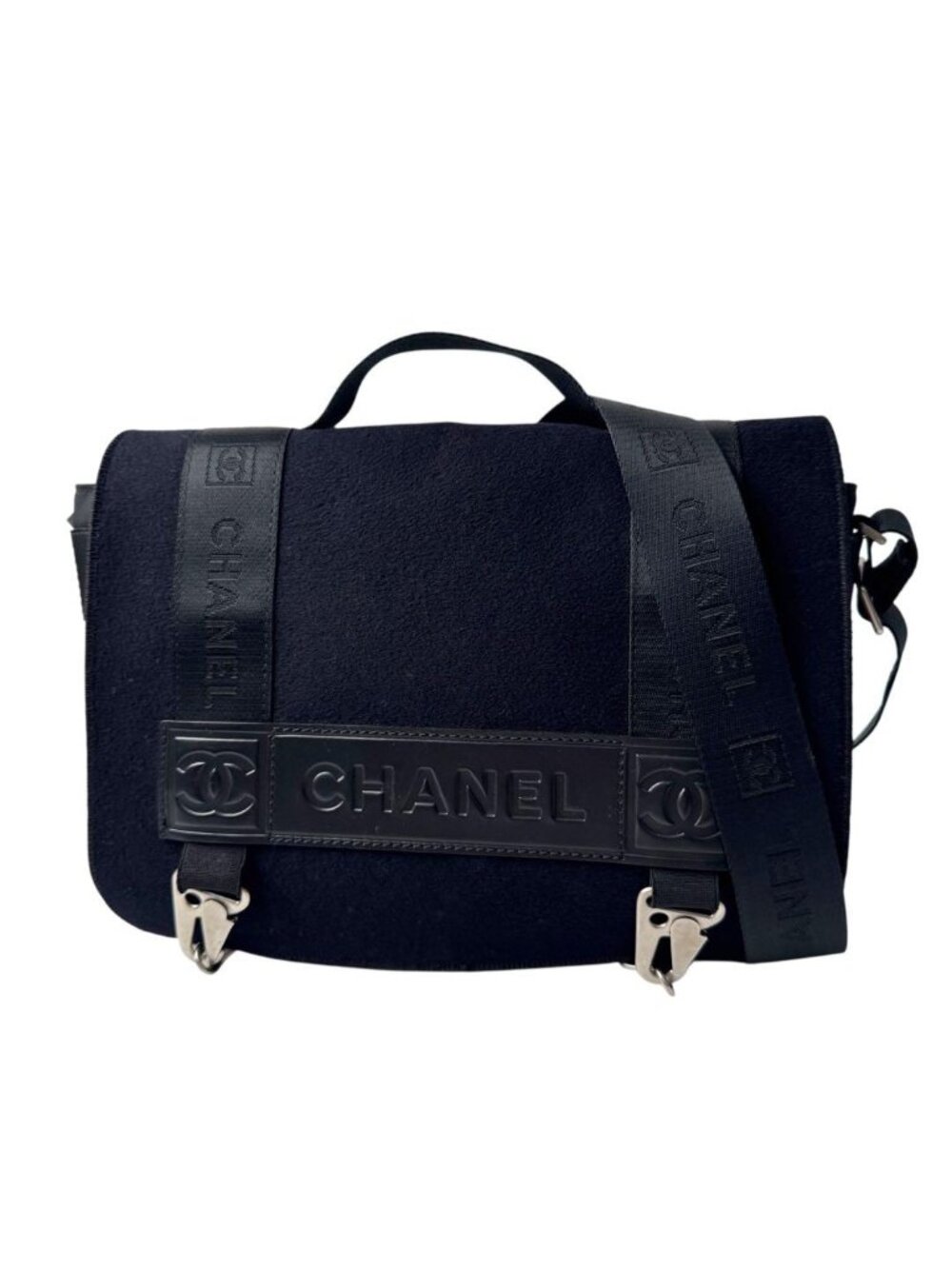 Chanel Sports Line CC Logo Shoulder Bag Messenger